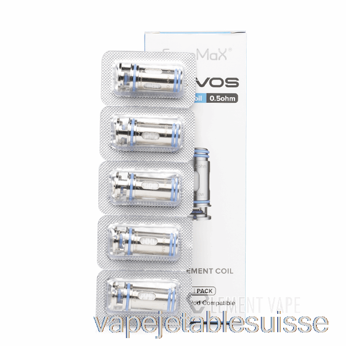 Vape Suisse Freemax MS Bobines De Remplacement Bobines De Maille 0,5ohm